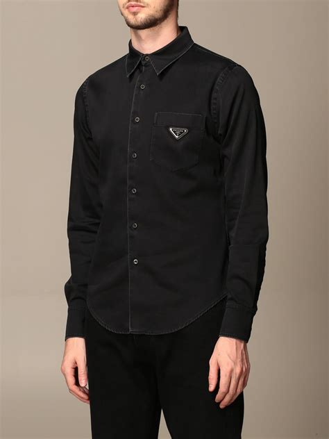 prada shirt long sleeve|prada shirt men price.